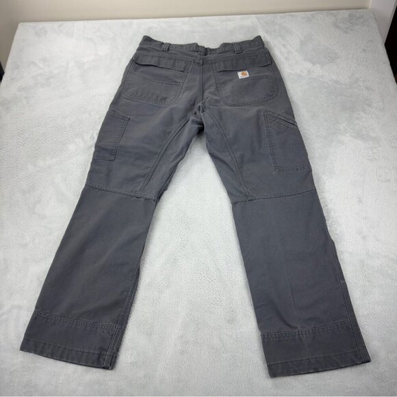 Carhartt Full Swing Relaxed Fit Grey Pants Mens Sz 33x28 101709-029 Style Number - Picture 3 of 14